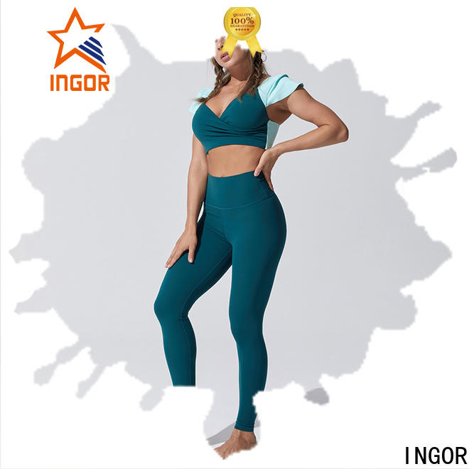 INGOR custom hot yoga gear bulk production for ladies