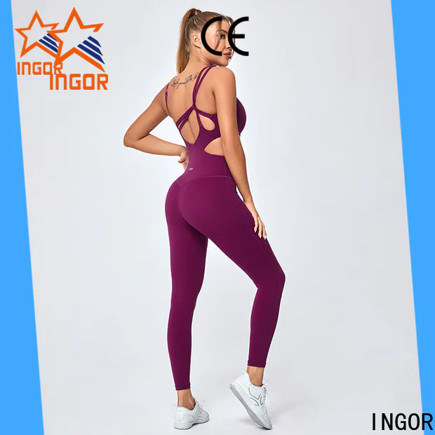 INGOR personalized luxury yoga clothes bulk production for yoga