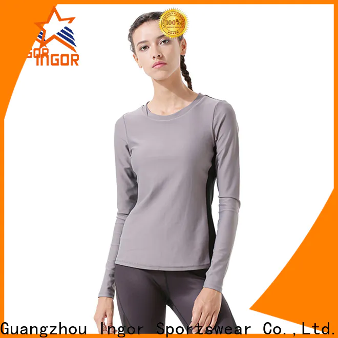 yoga tops shirts with racerback design for women