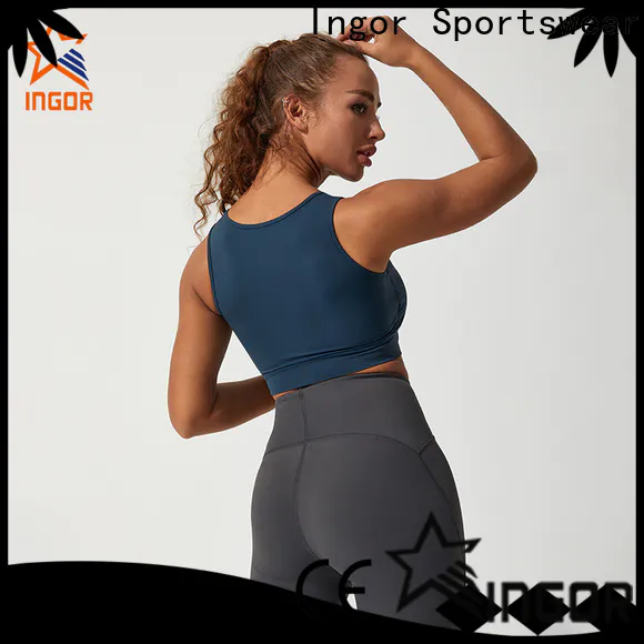INGOR online white sports bra to enhance the capacity of sports at the gym