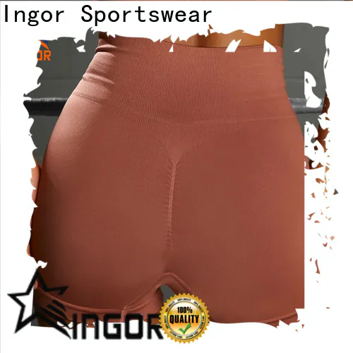 INGOR personalized running shorts marketing at the gym