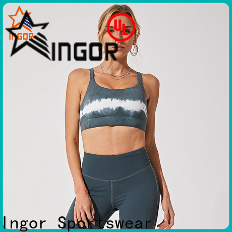 INGOR strappy womens sports bra with high quality for girls