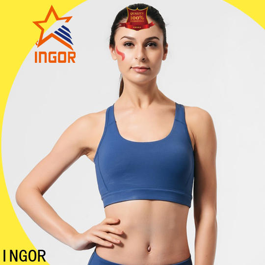 INGOR sexy high impact sports bra with high quality for girls