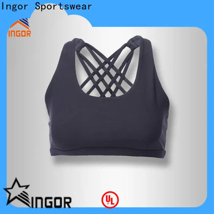 INGOR tops one shoulder sports bra to enhance the capacity of sports for sport