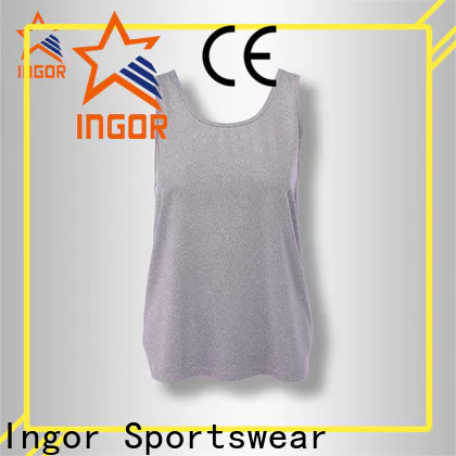 INGOR top tank tops for women with racerback design at the gym