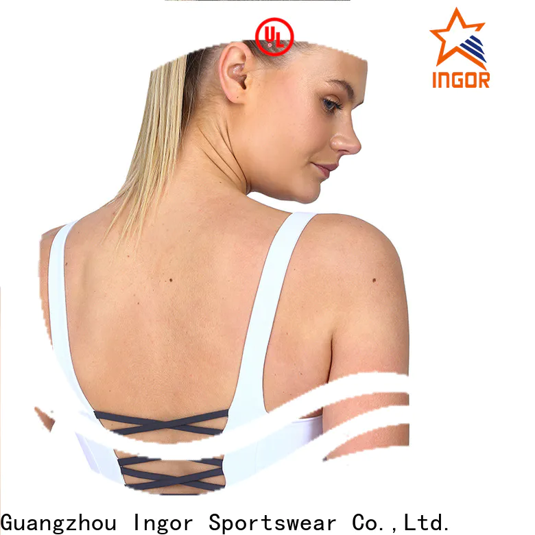 INGOR sexy crop top sports bra with high quality for women