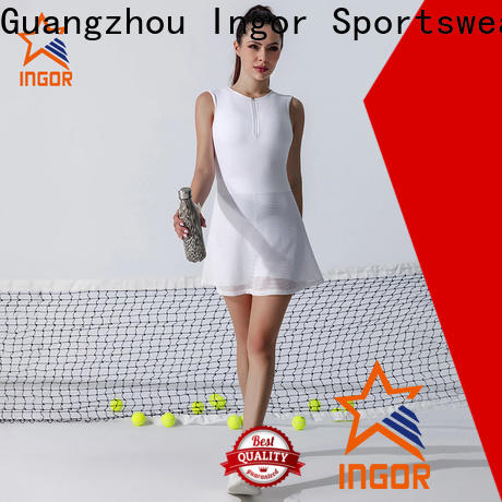 INGOR custom women's tennis outfits supplier at the gym