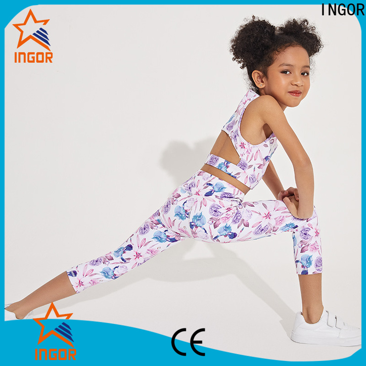 INGOR kids workout clothes solutions for girls