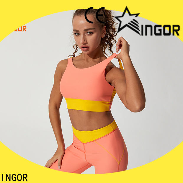 INGOR workout supportive sports bras with high quality for sport