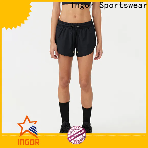INGOR womens high waisted gym shorts at the gym