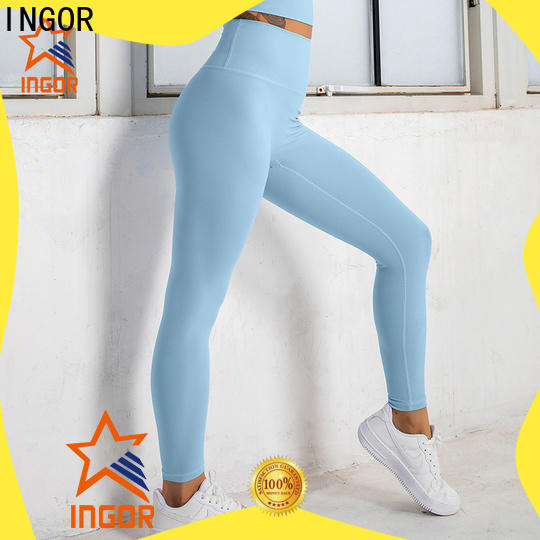 INGOR womens woman in see through yoga pants with high quality for sport