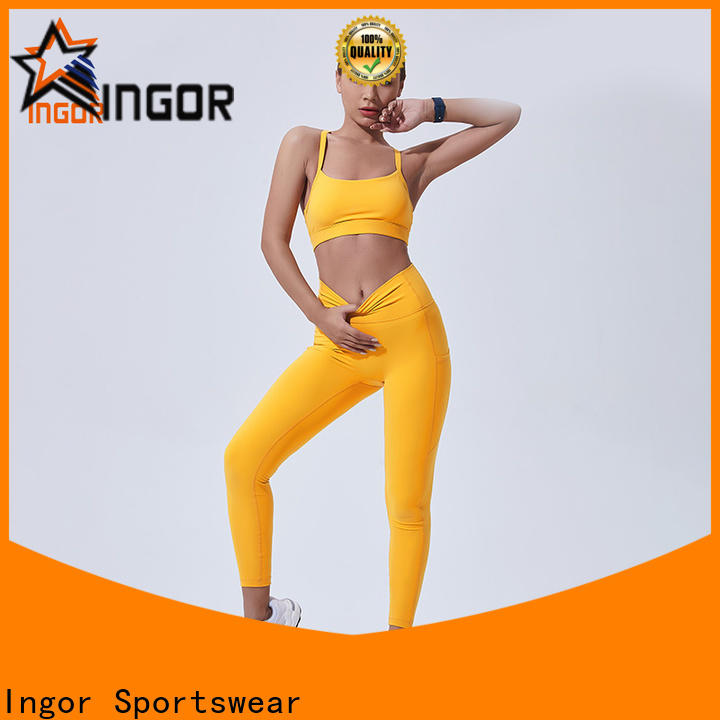 INGOR custom ladies yoga wear for manufacturer for gym