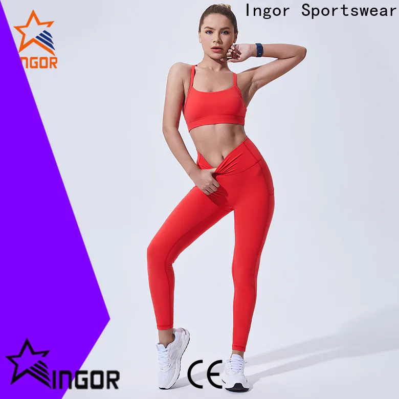 INGOR fashion yoga sports wear bulk production for women