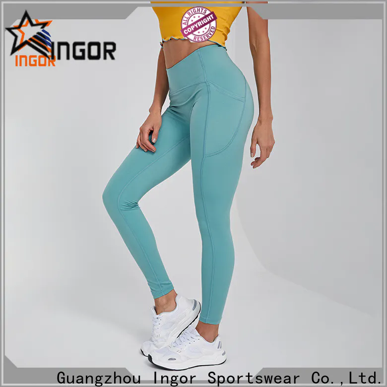 INGOR fitness women's skin tight yoga pants with high quality for women