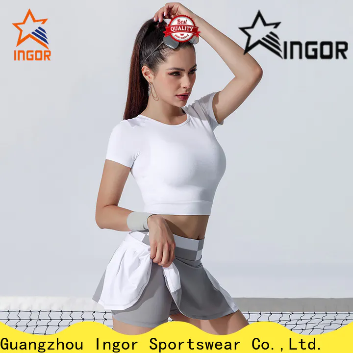INGOR crop tank with high quality at the gym