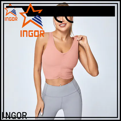 INGOR adjustable sports crop top on sale at the gym