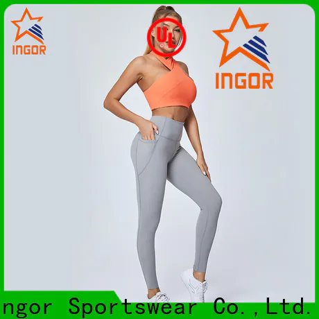 INGOR personalized stylish yoga outfits overseas market for ladies