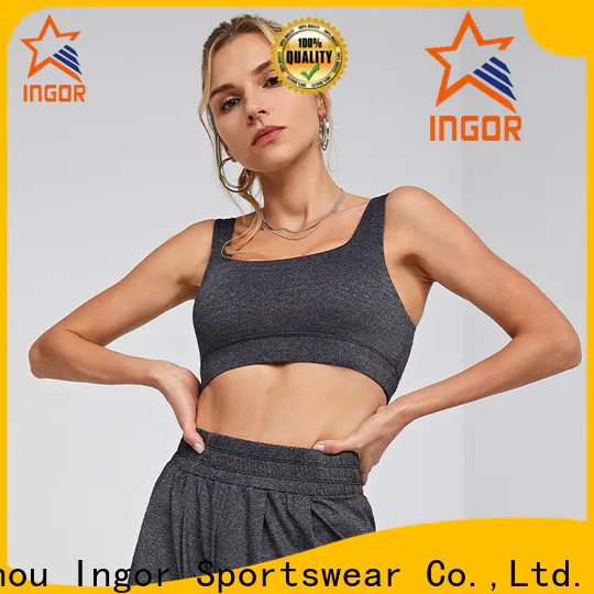 INGOR padded crop top bras with high quality at the gym