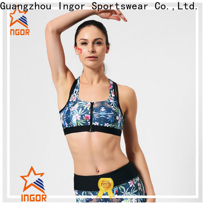 INGOR custom high support sports bra with high quality for sport