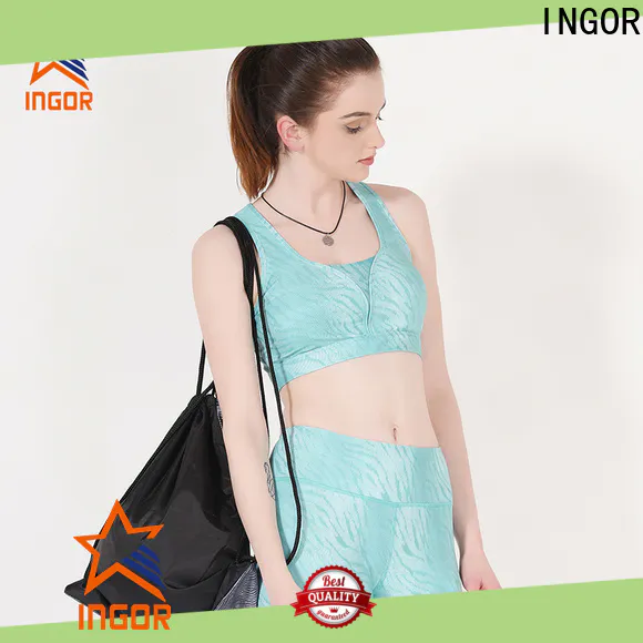 INGOR breathable crop top bras to enhance the capacity of sports for women