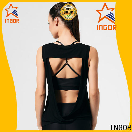 INGOR soft crop tank with high quality for yoga