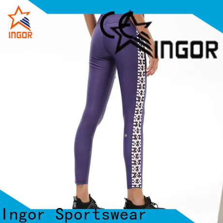 fitness long yoga pants for women floral with high quality at the gym