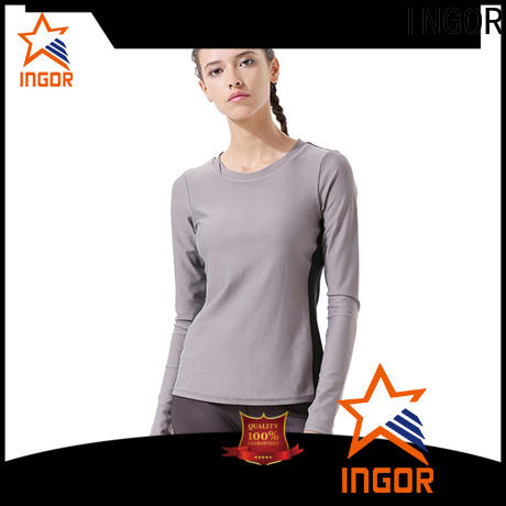INGOR soft yoga tops with racerback design for ladies