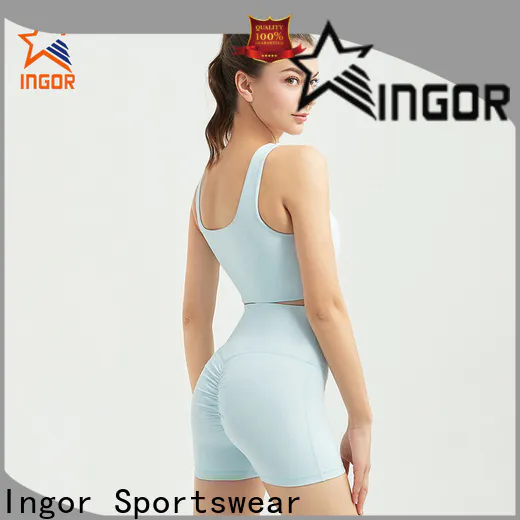 INGOR fashion hot yoga dress bulk production for gym