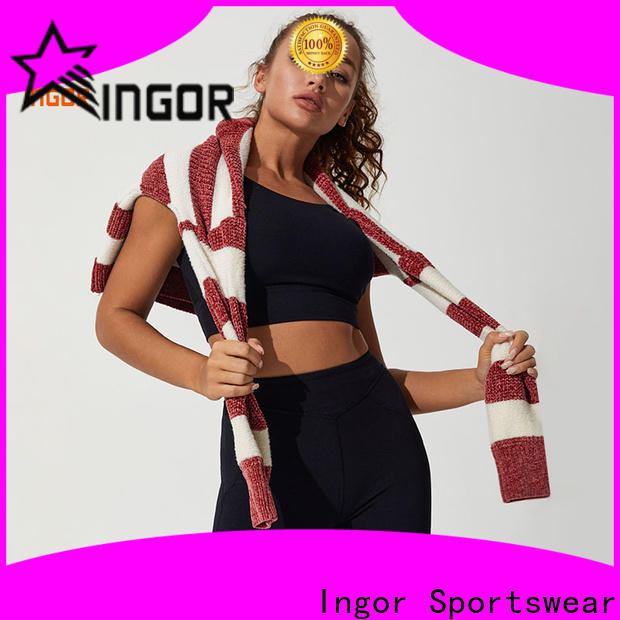 INGOR impact cotton on sports bra with high quality at the gym