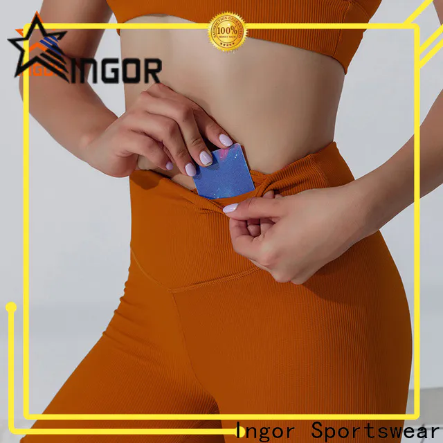 INGOR SPORTWEAR yoga women's compression shorts with high quality for women