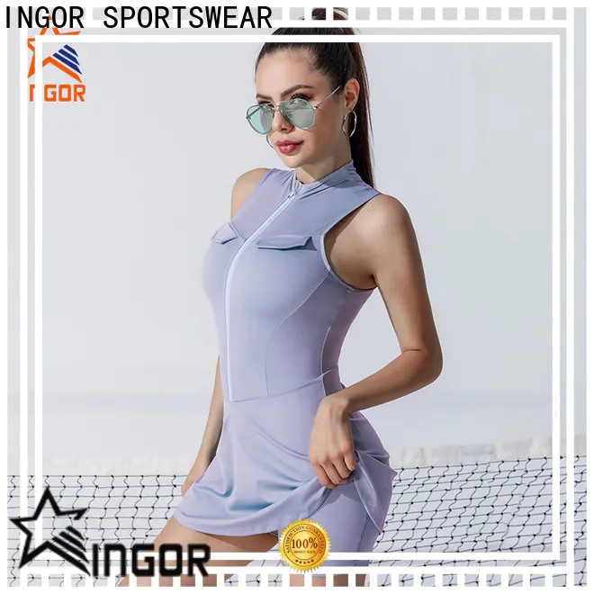 INGOR SPORTSWEAR tennis outfit woman production at the gym