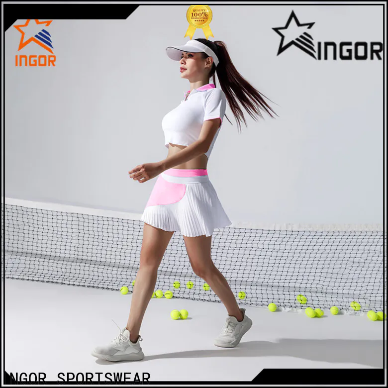 INGOR SPORTSWEAR fashion women's tennis outfits supplier for girls