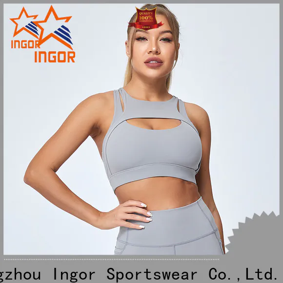 INGOR SPORTSWEAR womens white sports bra to enhance the capacity of sports for sport