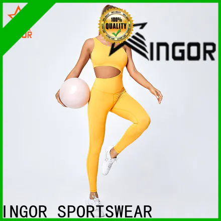 INGOR SPORTSWEAR high quality summer yoga outfits bulk production for sport