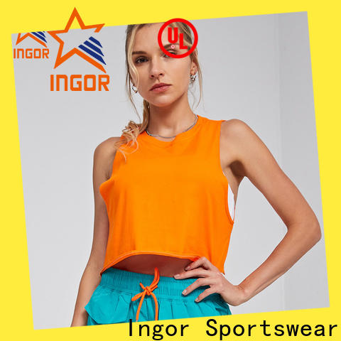 INGOR SPORTSWEAR women yoga tops with high quality for sport