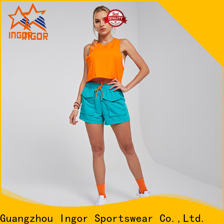 fashion yoga shorts outfit marketing for sport