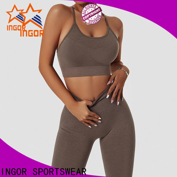INGOR SPORTSWEAR blue supportive sports bras to enhance the capacity of sports at the gym