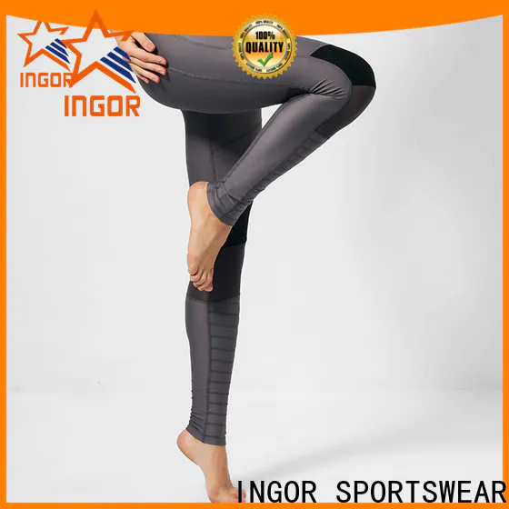 durability yoga pants hot women workout with four needles six threads for yoga