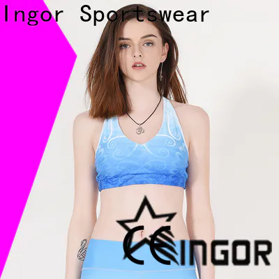INGOR SPORTSWEAR soft crop top sports bra with high quality at the gym