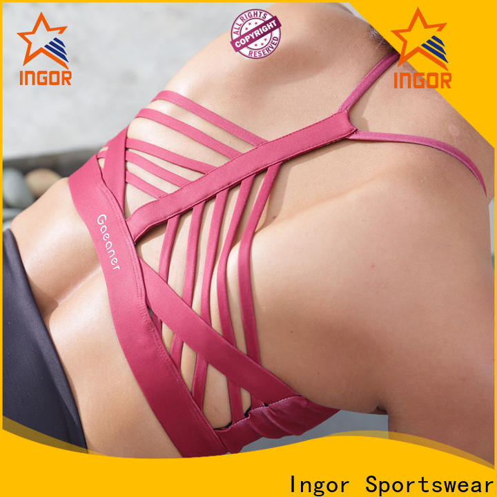 INGOR SPORTSWEAR custom crop top bras on sale for women