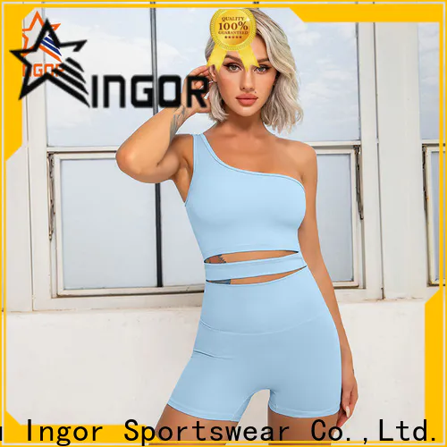 INGOR SPORTSWEAR sexy recycled fabric suppliers with high quality at the gym
