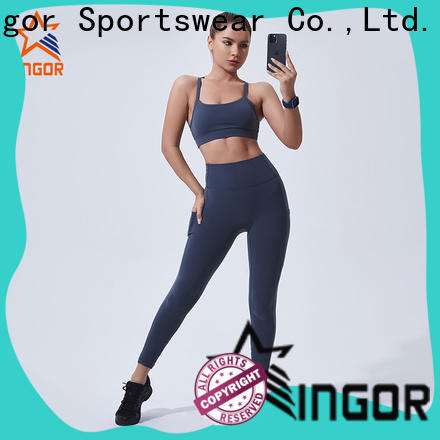 custom yoga outfit for ladies factory price for sport