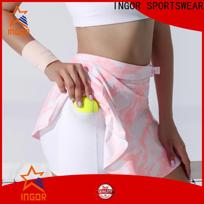 INGOR SPORTSWEAR fashion high waisted athletic shorts marketing for yoga