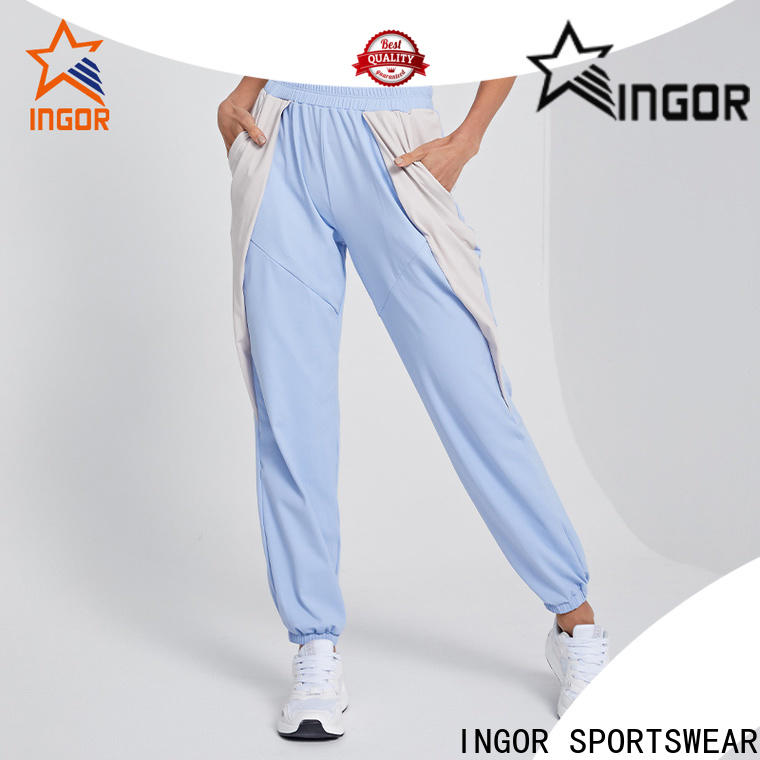 INGOR SPORTSWEAR woman stretching in yoga pants with high quality for yoga