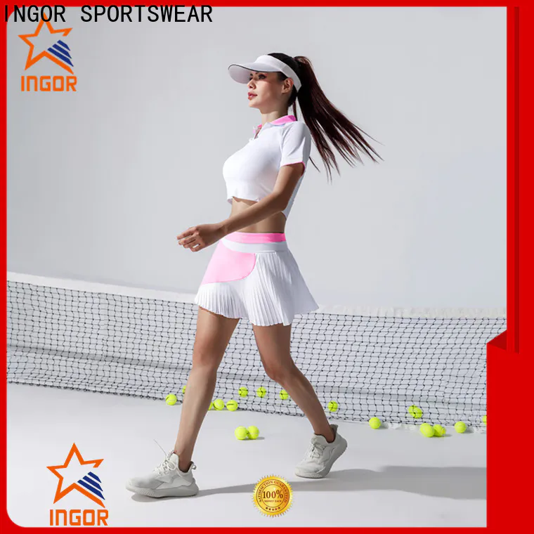 new tennis female outfit manufacturer for girls