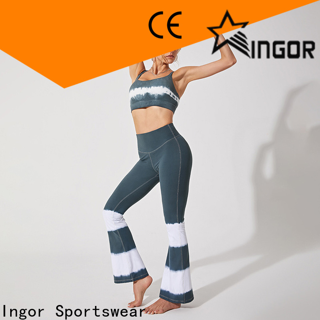 INGOR SPORTSWEAR fashion all in one yoga outfit wholesale for gym
