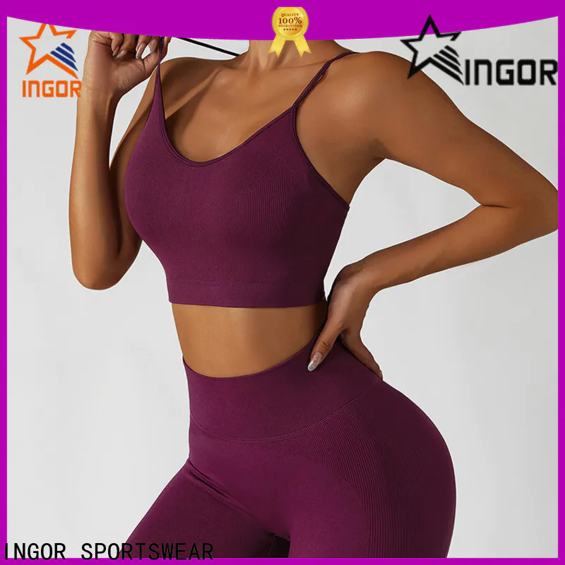 INGOR SPORTSWEAR seamless gym leggings set wholesale for sport