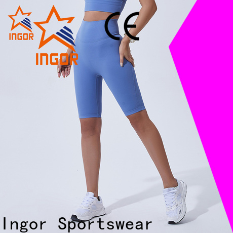 INGOR SPORTSWEAR yoga running shorts women's  manufacturer for ladies