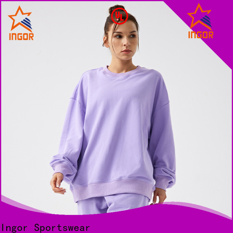 INGOR SPORTSWEAR raglan sleeve hoodies supplier for ladies