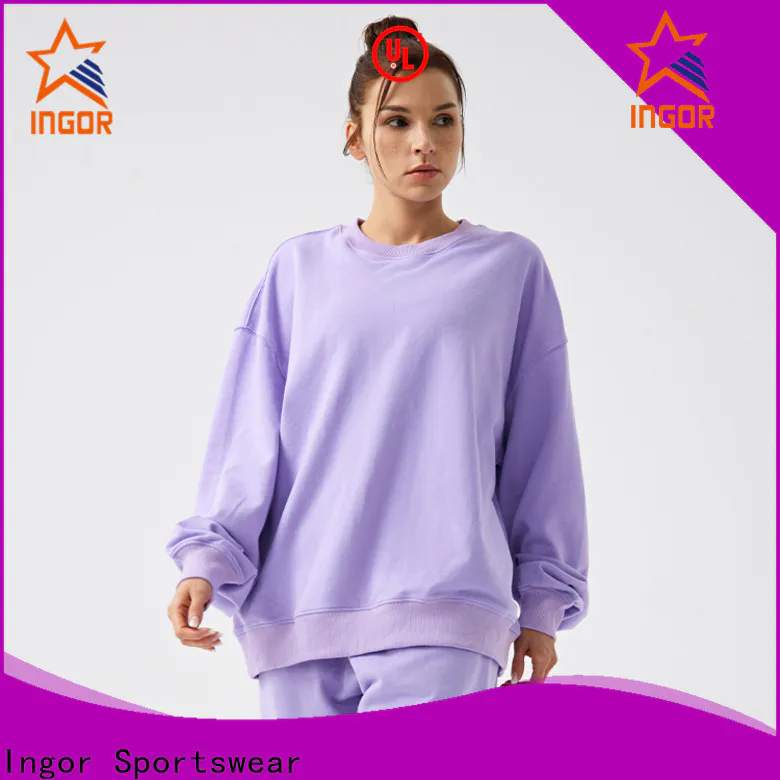 INGOR SPORTSWEAR raglan sleeve hoodies supplier for ladies